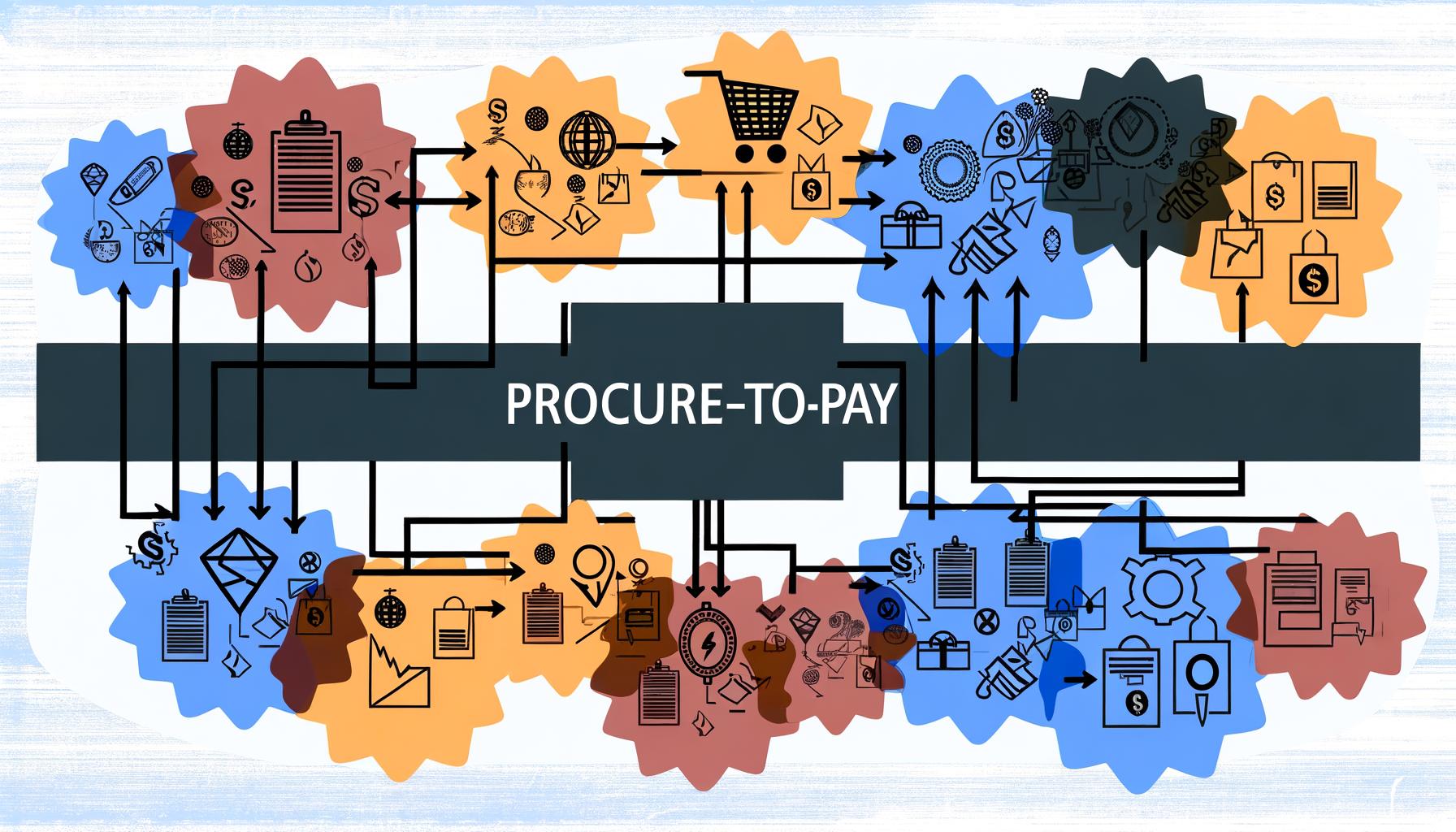 Imagen de portada para el blog de Finnecto que grafique a modo general el proceso de procuretopay del cual hablo en el blog post-1
